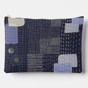 Japanse sashiko-steken die op patroon lijken etui