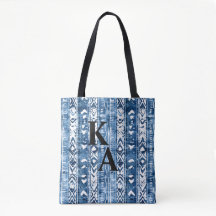 Japanse Sashiko wit en blauw patroon