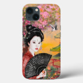 Japanse scène met een vrouw Case-Mate iPhone case (Achterkant)