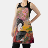 Japanse scène met een vrouw schort (Insitu)