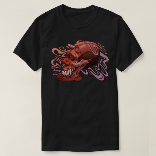 Japanse schedel t-shirt (Design voorkant)