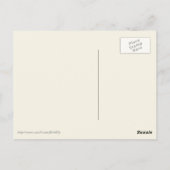 Japanse schets van een raven briefkaart (Achterkant)