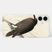 Japanse schets van een raven Case-Mate iPhone case (Achterkant (horizontaal))
