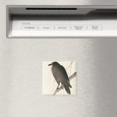 Japanse schets van een raven magneet (Insitu (Vaatwasser))