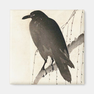 Japanse schets van een raven magneet