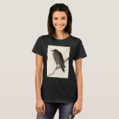 Japanse schets van een raven t-shirt (Voorkant volledig)