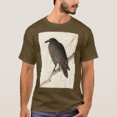 Japanse schets van een raven t-shirt (Voorkant)