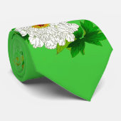 Japanse schets van grote witte pony Stropdas (Opgerold)