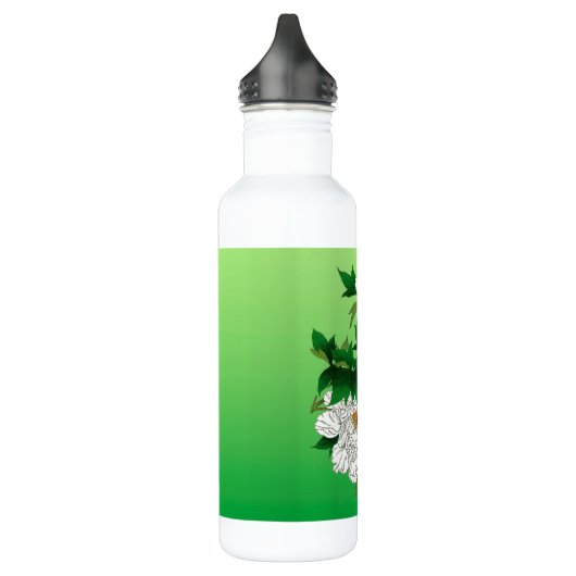  Japanse schets van grote witte pony Waterfles (Links)