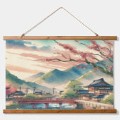 japanse schilderachtig wandtapijten hangend wandkleed (Voorkant 2)