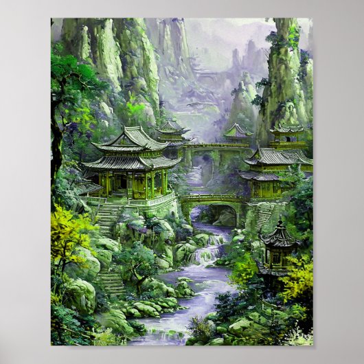 Japanse schilderkunst poster (Voorkant)