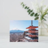 Japanse schoonheid briefkaart (Staand voorkant)