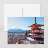 Japanse schoonheid briefkaart (Voorkant / Achterkant)