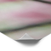 Japanse schoonheid, Floral roze Cherry Blossom Poster (Hoek)