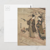 Japanse  schoonheid Geisha Lady Woman Maiko Briefkaart (Voorkant / Achterkant)