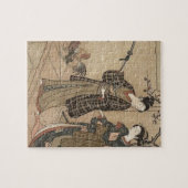 Japanse  schoonheid Geisha Lady Woman Maiko Legpuzzel (Horizontaal)