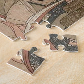 Japanse  schoonheid Geisha Lady Woman Maiko Legpuzzel (Zijkant)