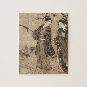 Japanse  schoonheid Geisha Lady Woman Maiko Legpuzzel
