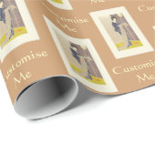 Japanse schoonheid in Summer Kimono Cadeaupapier (Rol Hoek)