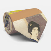 Japanse schoonheid in Summer Kimono Stropdas (Opgerold)