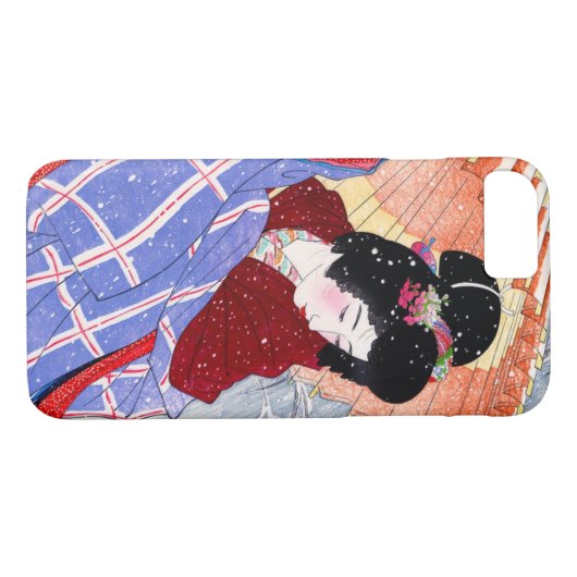 Japanse  schoonheidsvrouw Maiko Case-Mate iPhone Case (Achterkant (Horizontaal))