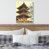 Japanse schrijn Japan reist Canvas Afdruk (Insitu (Slaapkamer))