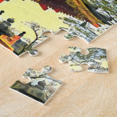 Japanse schrijn Japan reist Legpuzzel (Zijkant)