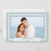 Japanse Seigaiha-golven redden de foto met de datu Kaart (Voorkant)