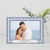 Japanse Seigaiha-golven redden de foto met de datu Kaart (Staand voorkant)