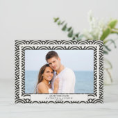 Japanse Seigaiha-golven redden de foto met de datu Kaart (Staand voorkant)