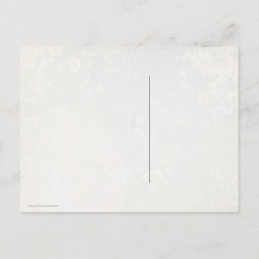 Japanse Seigaiha Waves sparen de datum geen foto Aankondigingskaart (Achterkant)