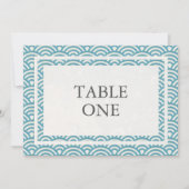 Japanse Seigha gestileerde golven grote tafel numm Kaart (Voorkant)