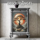 Japanse sereniteit decoupage tissuepapier