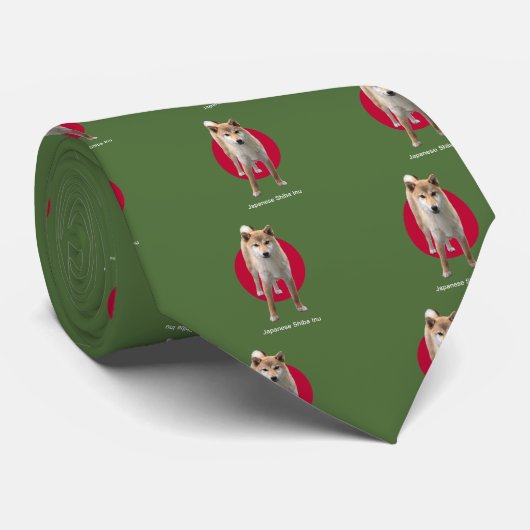 Japanse Shiba Inu Stropdas (Opgerold)