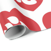 Japanse Shin Kanji Kokoro 心 Cadeaupapier (Rol Hoek)