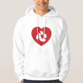 Japanse Shin Kanji Kokoro 心 Hoodie (Voorkant)