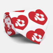 Japanse Shin Kanji Kokoro 心 Stropdas (Opgerold)