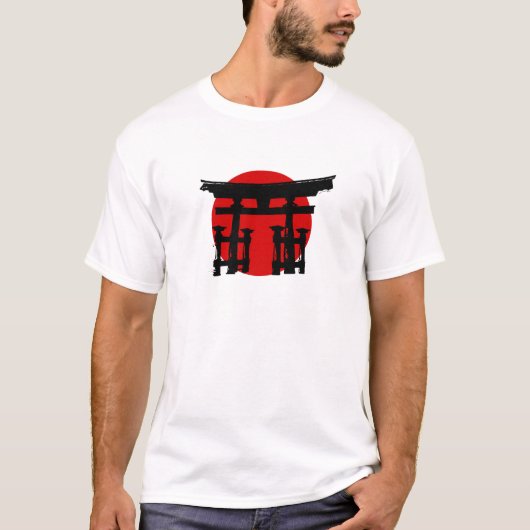 Japanse Shin Shrine T-shirt (Voorkant)