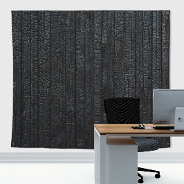 Japanse Shou Sugi Ban Zwarte Geschroeide Houten Wa Wandkleed