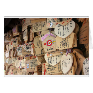 Japanse shrine Wooden Dedications