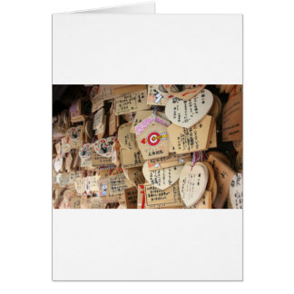 Japanse shrine Wooden Dedications