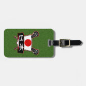 Japanse Sjabloon Lacrosse Bagagelabel (Voorkant horizontaal)