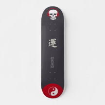 Japanse Skateboardstijl met monogram "Wind"