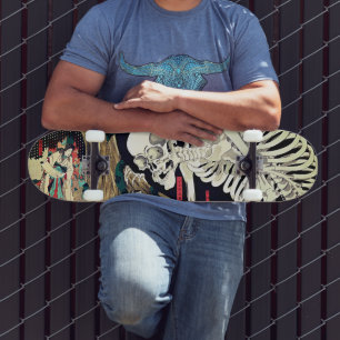 Japanse Skelet Kuniyoshi Ukiyo-e Skateboard