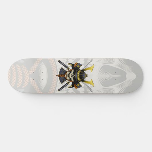 Japanse Skull Samurai Katanas Skateboard (Horizontaal)