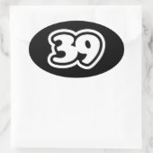 Japanse Slang Sankyu Oval Sticker (Tas)