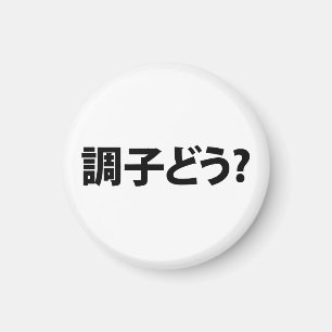 Japanse Slang Wat is er 調子ど う? Choushi Dou Magneet