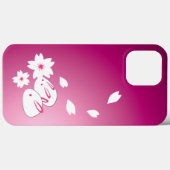 Japanse sneeuwkonijnen en Sakura Case-Mate iPhone Case (Achterkant (horizontaal))