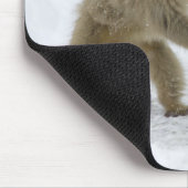 Japanse sneeuwpoppen op sneeuw muismat (Hoek)