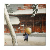 Japanse sneeuwtegel tegeltje (Voorkant)